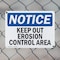 Signmission Keep Out Erosion Control Area OSHA Notice Sign, Plastic, 10in W x 7in L, 2PK OS-2PACK-NS-P-710-L-13845 - alternate 3